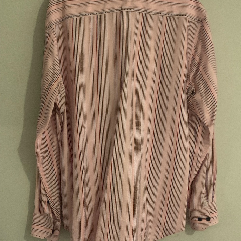 Bugatchi Button Down Shaped Fit. Large. - image 2